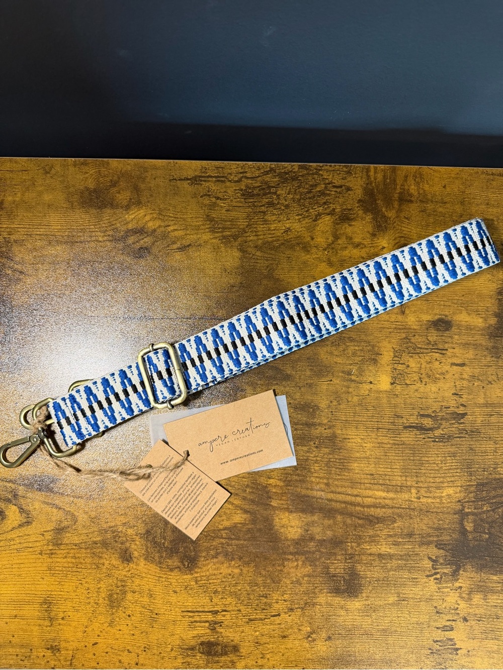 Guitar-Style Bag Strap made by Ampere Creations Adjustable. NEW